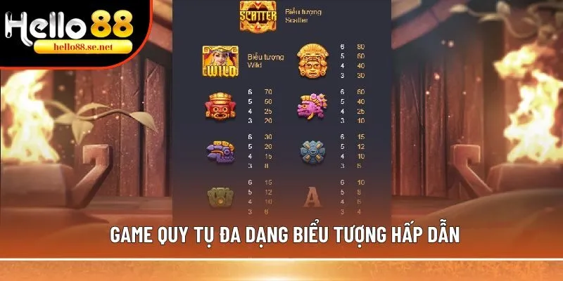 Game quy tụ đa dạng biểu tượng hấp dẫn